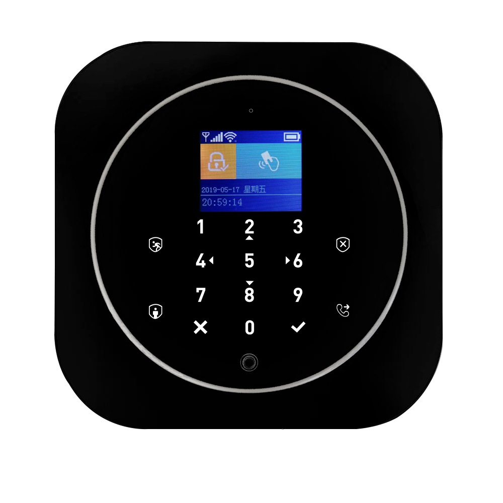 Color screen anti-theft alarm host wifi+gsm alarm system home wireless alarm host